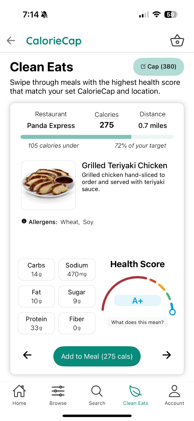 CalorieCap App Screenshot 4